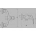 NOVASERVIS Metalia 57 zuhanycsaptelep, fehér 57060/1,1