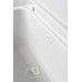 AQUALINE fali kiöntő rakodó felülettel, szifonnal, 50 x 34 cm, PVC, fehér PI5050