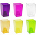 PROSPERPLAST URBI SQUARE P virágcserép, 2L, átlátszó DURS125P-CPNO