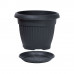 Prosperplast TERRA virágcserép alátét, 33 cm grafit POD33