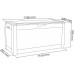 PROSPERPLAST BOXE BOARD kerti tároló 290L, umbra MBBD290-440U