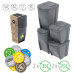 Prosperplast SORTIBOX kosár hulladék szegregálásához, 2x25l, 2x35l, fehér IKWBMS4