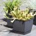 PROSPERPLAST RATOLLA SQUARE virágcserép, 6L, fehér DRLK220-S449