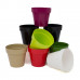 Prosperplast CUBE SHINE virágcserép 17x15cm zöld DCUB170S