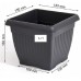 PROSPERPLAST TERRA virágcserép, 1,7L, antracit DKWT15-S433