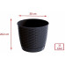 PROSPERPLAST RATOLLA ROUND virágcserép, 11L, antracit DRLO300-S433
