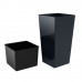 PROSPERPLAST URBI SQUARE virágcserép, 5/11,4L, antracit DURS200-S433