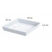PROSPERPLAST LOFLY virágcserép alátét, 20 x 20 x 3,2 cm, szürke PPLFQ200-405U