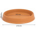 Prosperplast MASSIVE virágcserép alátét 21x3,1cm , terrakotta PR21