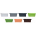 PROSPERPLAST RESPANA SET virágláda alátéttel, 68,8 x 18,4 x 14,5 cm, fehér ISE700P-S449
