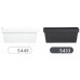 PROSPERPLAST CUBE CASE virágláda, 39,2 x 18,2 x 16 cm, fehér DCUC400-S449