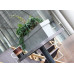 PROSPERPLAST CUBE CASE BETON virágláda, 587 x 264 x 236 mm, szürke DCUC600B-422U