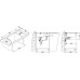 ALVEUS PURE 60 rozsdamentes mosogató, 980 x 525 mm, jobbos 1103655