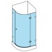 Ravak Brilliant BSKK3-100 bal króm kerettel, transparent edzett biztonsági üveg betéttel r