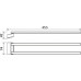 VÉGKIÁRUSÍTÁS RAVAK 10° TD 340 elfordítható törölközőtartó, 42 cm, króm X07P328
