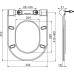 VÉGKIÁRUSÍTÁS RAVAK Uni Chrome Slim WC ülőke X01550