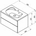 VÉGKIÁRUSÍTÁS RAVAK SD 600 Rosa II mosdó alatti szekrény nyír/fehér (X000000925)