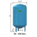 REFLEX DE 200/10ivóvizes tágulási tartály, 200 l, 10 bar 7306700