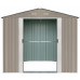 Riwall RMSA 6x8 Brown Fém kerti ház 2,4 x 1,7 m SD-X0608-H170C-B