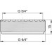ALCAPLAST szűkítő, 6/4" x 5/4" S0507-ND
