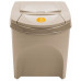 Prosperplast SORTIBOX ECO WOOD kosár hulladék szegregálásához, 4x25l, naturo IKWB25S4W