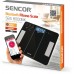 SENCOR SBS 8000BK Bluetooth fitnesz mérleg 41006026