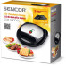SENCOR SSM 9400SS szendvicssütő, grillező és gofrisütő 3 az 1-ben 41000840