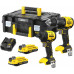 Stanley SFMCK201D2T-QW FatMax V20 Akkus gépszett (18V/2x2,0Ah) Pro-Stack