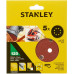 Stanley STA32037-XJ Csiszolópapír készlet, 125 mm, P120, 5 db