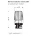 Heimeier D termosztátfej beépített érzékelővel M30x1.5. 6850-00.500