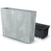 Prosperplast URBI CASE BETON Effect Virágcserép, 58cm krém DUC600TE