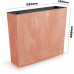 Prosperplast URBI CASE BETON Effect Virágcserép, 58cm krém DUC600TE