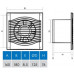 PRZYBYSZ SLIM 5C axiális ventilátor, 125 mm 1SL
