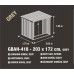 G21 GBAH 418 - 203 x 172 cm kerti tároló 63900591